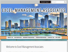 Tablet Screenshot of excelmanagement.net